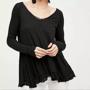 (NWOT) Free People Layered Knit Long Sleeve